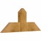 Ekena Millwork Portland Rough Sawn Timber Gable Bracket, Western Red Cedar, 36"W x 15"H x 2"D x 6"F, 10/12 Pitch GBW036X15X0206POR00RWR - alternate 3